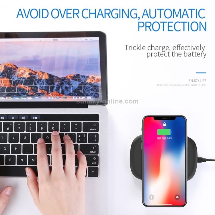 JOYROOM JR-A12 Desktop 5W Fast Charging Qi Wireless Charger Pad JOYROOM JR-A12 Desktop 5W Fast Charging Qi Wireless Charger Pad