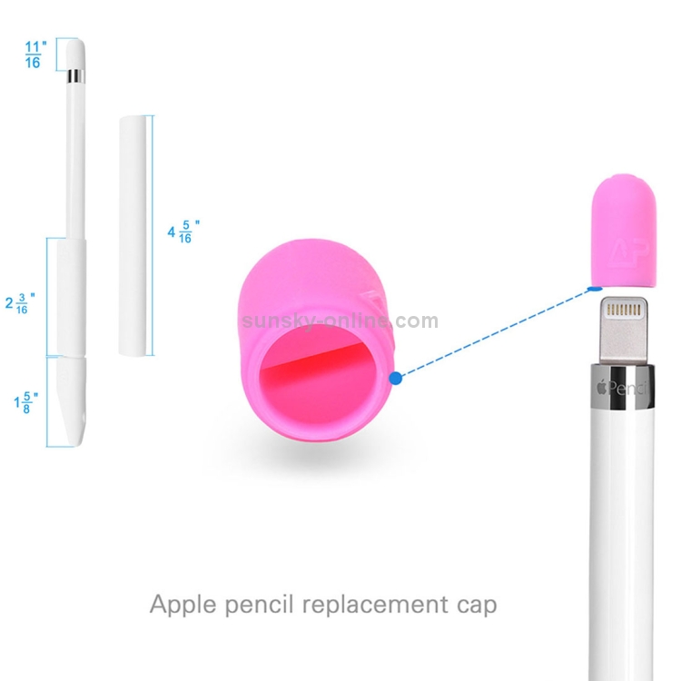 For Apple Pencil Creative 4 in 1 Anti-lost (Pencil Cap + Pencil Point + 2*Penholder Cover) TouchPen Silicone Protective Set(Magenta) For Apple Pencil Creative 4 in 1 Anti-lost (Pencil Cap + Pencil Point + 2*Penholder Cover) TouchPen Silicone Protective Set(Magenta)