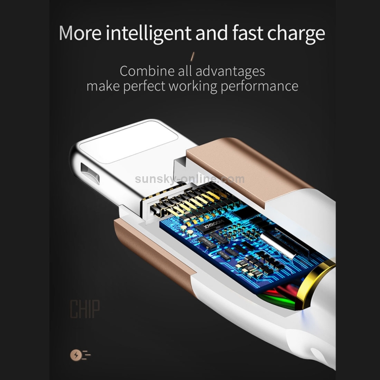 JOYROOM JR-S318 2.4A USB to 8 Pin Data Sync Charging Cable JOYROOM JR-S318 2.4A USB to 8 Pin Data Sync Charging Cable