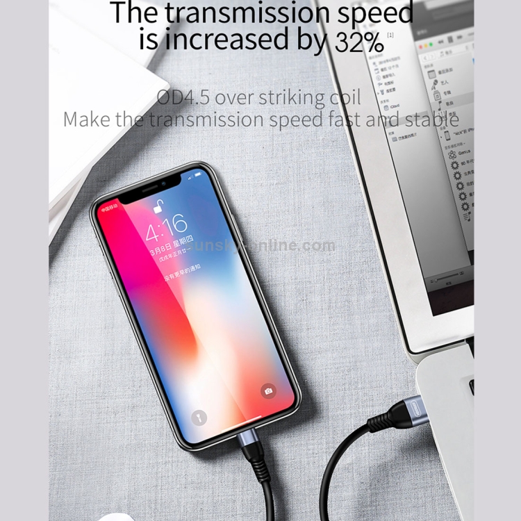 JOYROOM JR-S318 2.4A USB to 8 Pin Data Sync Charging Cable JOYROOM JR-S318 2.4A USB to 8 Pin Data Sync Charging Cable