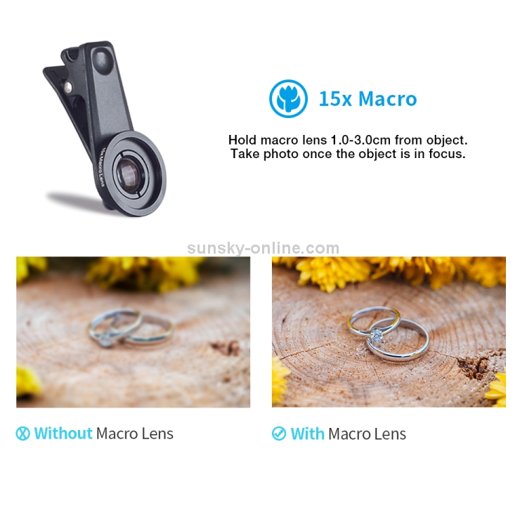 APEXEL APL-3663FL LED Fill Light Selfie 3 Color Temperature & 9 Lighting Modes + 15X Macro Lens + 0.36X Wide-angle Lens APEXEL APL-3663FL LED Fill Light Selfie 3 Color Temperature & 9 Lighting Modes + 15X Macro Lens + 0.36X Wide-angle Lens
