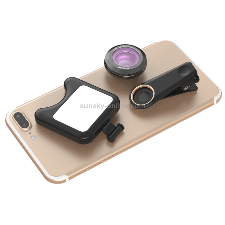 APEXEL APL-3663FL LED Fill Light Selfie 3 Color Temperature & 9 Lighting Modes + 15X Macro Lens + 0.36X Wide-angle Lens APEXEL APL-3663FL LED Fill Light Selfie 3 Color Temperature & 9 Lighting Modes + 15X Macro Lens + 0.36X Wide-angle Lens