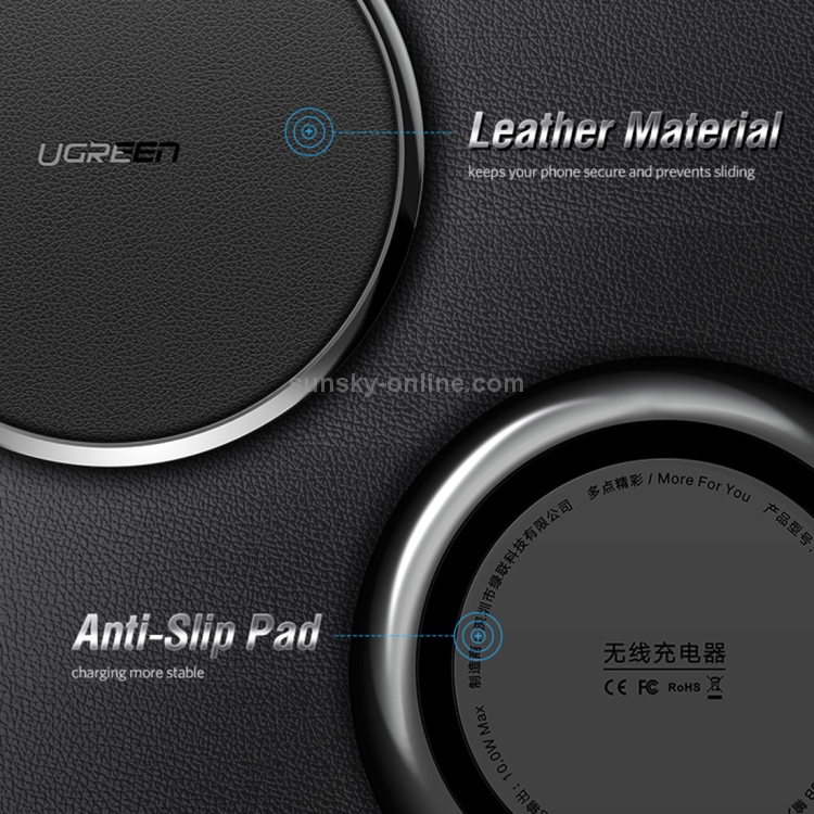UGREEN CD181 Intelligent Qi Standard Fast Wireless Charger UGREEN CD181 Intelligent Qi Standard Fast Wireless Charger