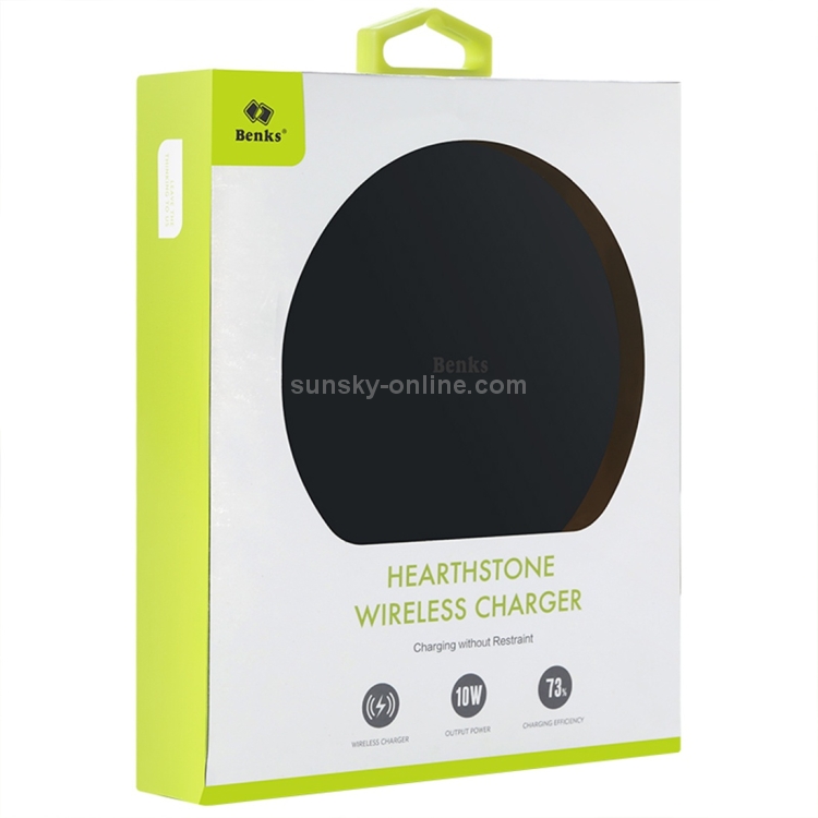 Benks 5V 2A / 9V 1.67A Output Power 10W Standard Ultra-thin Fast Wireless Charger