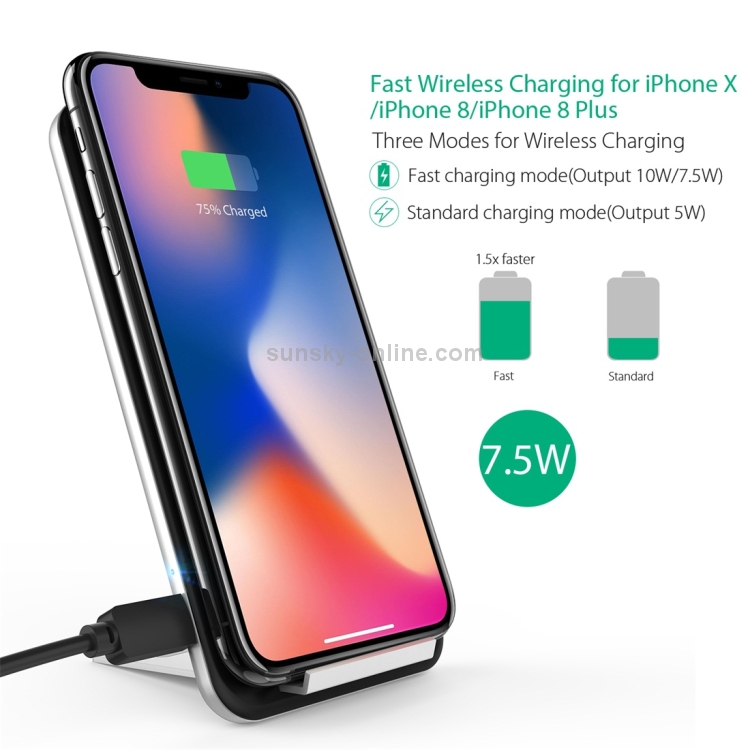 Inchor-C2 9V 1A / 5V 1A Output Dual Coil Design Qi Standard Wireless Charger, Support Fast Charging Inchor-C2 9V 1A / 5V 1A Output Dual Coil Design Qi Standard Wireless Charger, Support Fast Charging