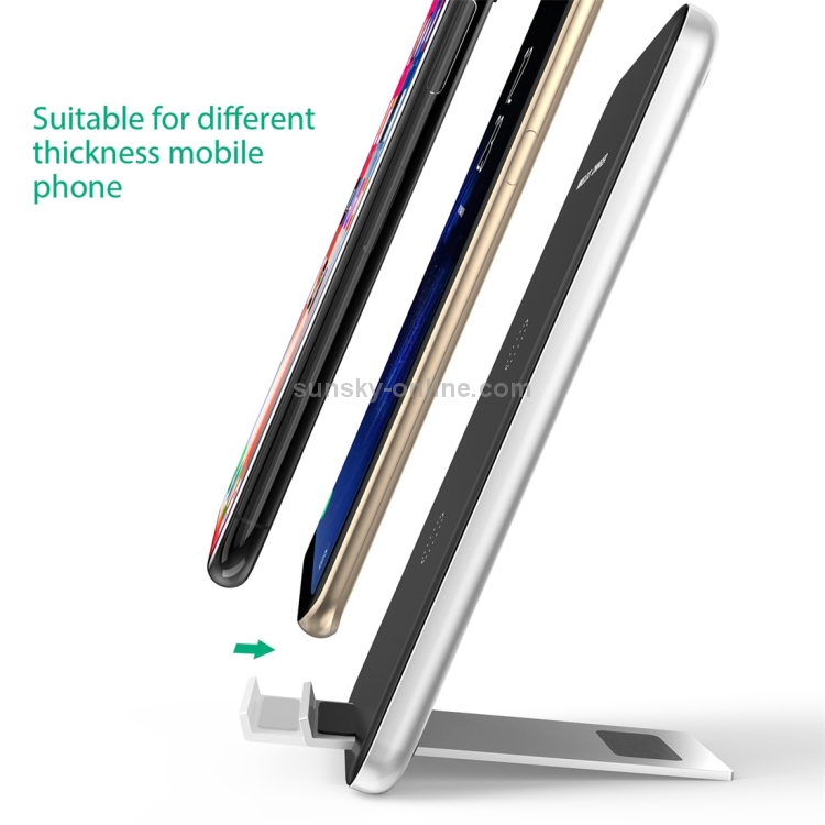 Inchor-C2 9V 1A / 5V 1A Output Dual Coil Design Qi Standard Wireless Charger, Support Fast Charging Inchor-C2 9V 1A / 5V 1A Output Dual Coil Design Qi Standard Wireless Charger, Support Fast Charging