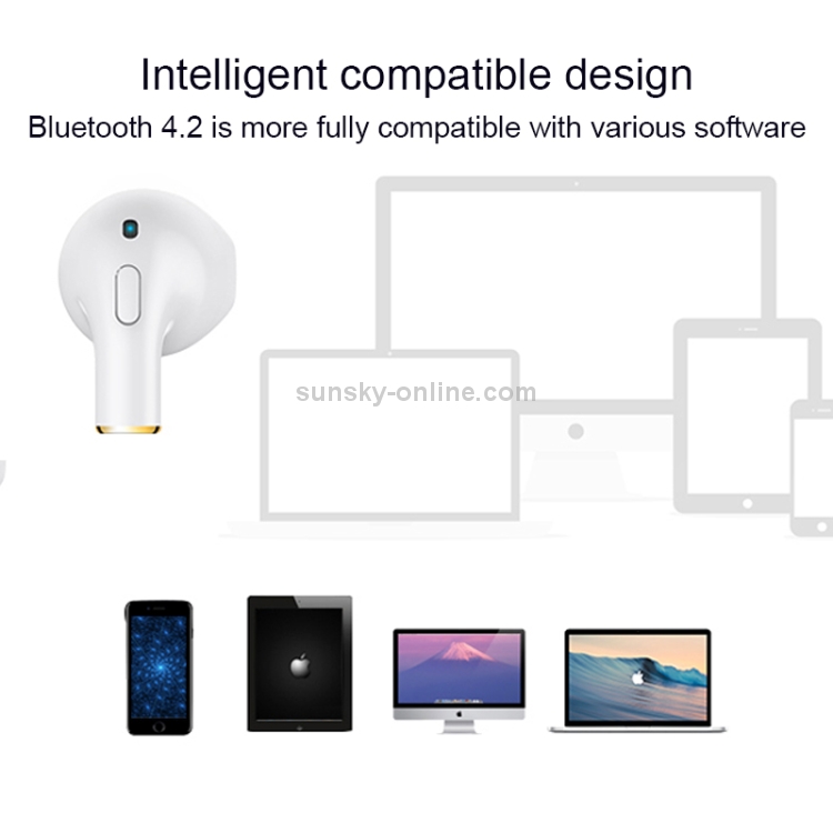 i8x TWS In-Ear Lightweight Wireless Earbuds Rear Single Hanging Type Bluetooth Earphones i8x TWS In-Ear Lightweight Wireless Earbuds Rear Single Hanging Type Bluetooth Earphones