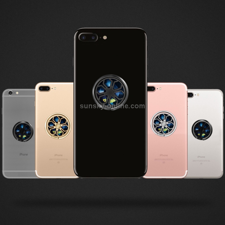 Metal Ring Wheel Profile Phone Bracket Holder (Black) Metal Ring Wheel Profile Phone Bracket Holder (Black)