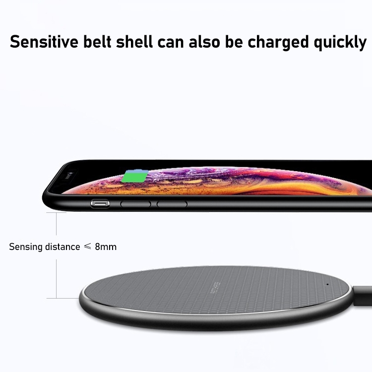 K8 30W Aluminum Alloy Round Desktop Wireless Charger with 1m Type-C Fast Charging Cable(Black) K8 30W Aluminum Alloy Round Desktop Wireless Charger with 1m Type-C Fast Charging Cable(Black)