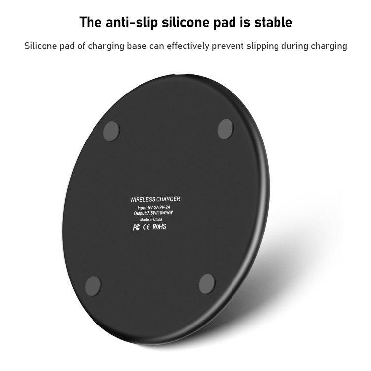 K8 30W Aluminum Alloy Round Desktop Wireless Charger with 1m Type-C Fast Charging Cable(Black) K8 30W Aluminum Alloy Round Desktop Wireless Charger with 1m Type-C Fast Charging Cable(Black)