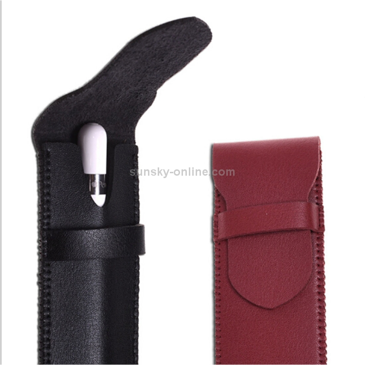 Stylus Protective PU Leather Pouch Holder Cover for Apple Pencil(Black) Stylus Protective PU Leather Pouch Holder Cover for Apple Pencil(Black)