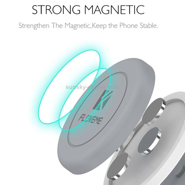 FLOVEME Universal Magnetic Car Air Outlet Vent Mount Phone Holder ABS Plastic Stand FLOVEME Universal Magnetic Car Air Outlet Vent Mount Phone Holder ABS Plastic Stand
