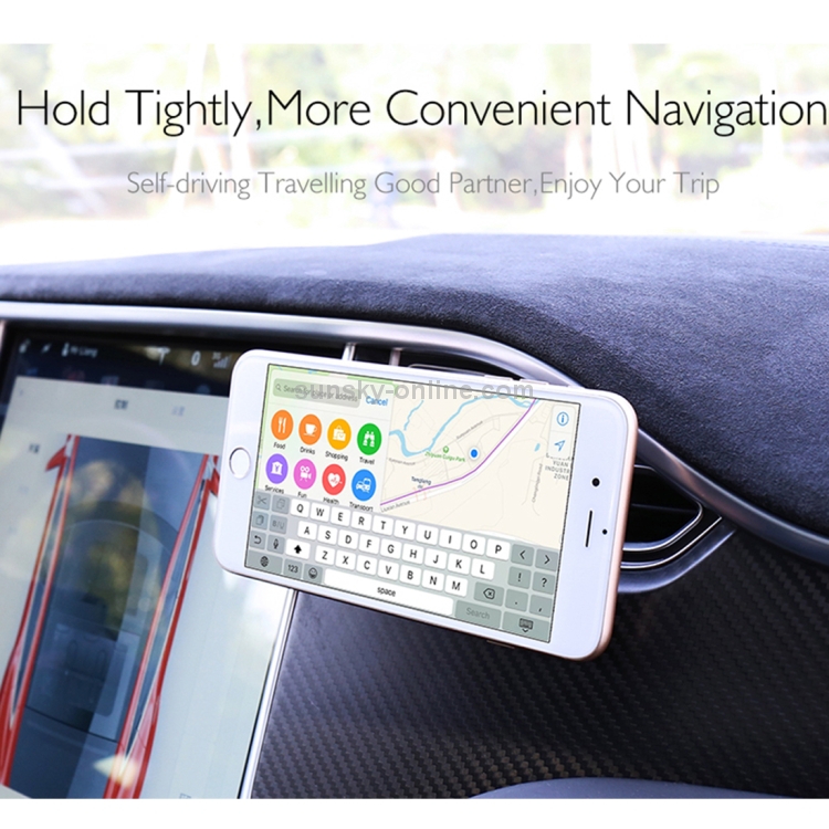 FLOVEME Universal Magnetic Car Air Outlet Vent Mount Phone Holder ABS Plastic Stand FLOVEME Universal Magnetic Car Air Outlet Vent Mount Phone Holder ABS Plastic Stand
