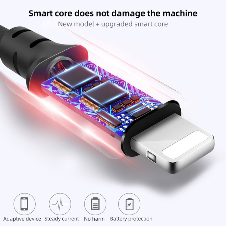 hoco X14 2m Nylon Braided Aluminium Alloy 8 Pin to USB Data Sync Charging Cable(Red) hoco X14 2m Nylon Braided Aluminium Alloy 8 Pin to USB Data Sync Charging Cable(Red)