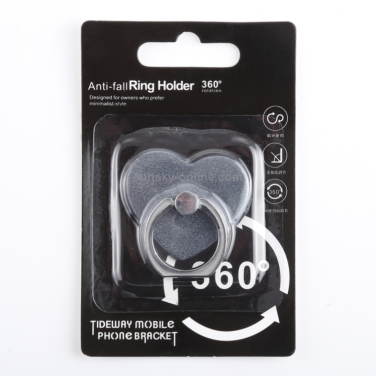 Universal Glitter Heart Shape Ring Phone Holder Stand Universal Glitter Heart Shape Ring Phone Holder Stand