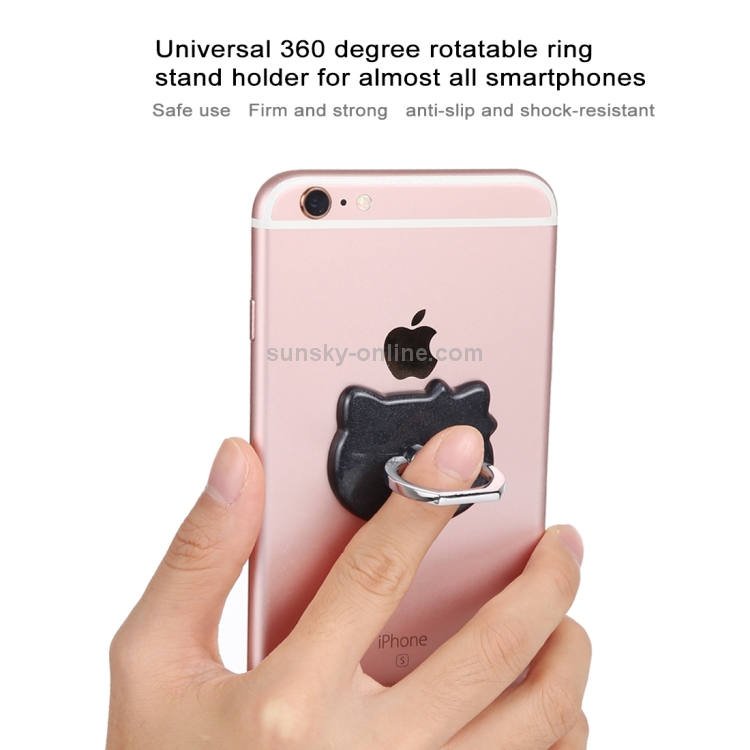 Universal Glitter Cat Shape Ring Phone Holder Stand Universal Glitter Cat Shape Ring Phone Holder Stand