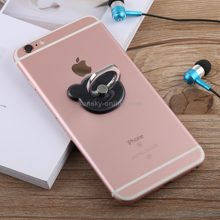 Universal Glitter Bear Ring Phone Holder Stand