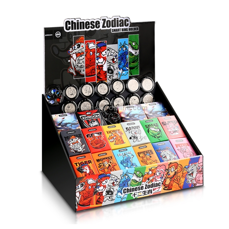 JOYROOM ZS145 Universal Smartphone Chinese Zodiac 360 Degree Rotation Finger Grip Ring Holder JOYROOM ZS145 Universal Smartphone Chinese Zodiac 360 Degree Rotation Finger Grip Ring Holder