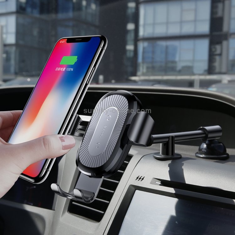 Baseus WXZT-01 QI Wireless Gravity Car Phone Holder Charger Baseus WXZT-01 QI Wireless Gravity Car Phone Holder Charger