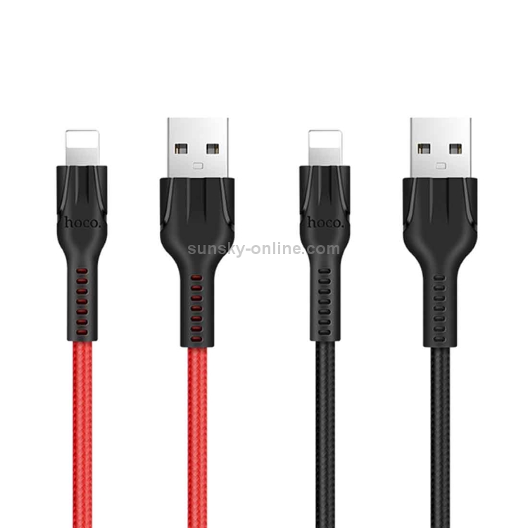 hoco 1m Nylon Braided 8 Pin to USB Charging Data Cable hoco 1m Nylon Braided 8 Pin to USB Charging Data Cable