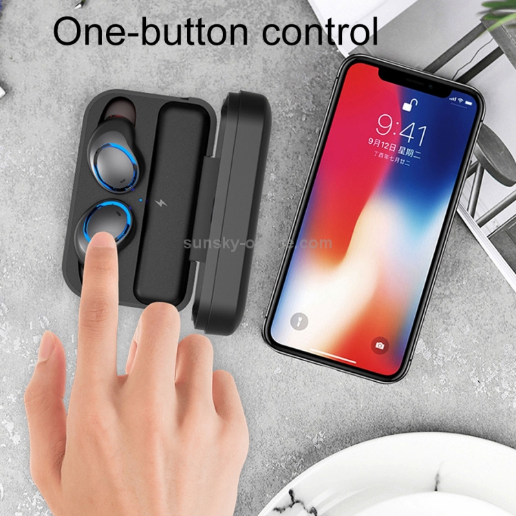 awei T3 Outdoor Sports Stereo Noise Cancelling Bluetooth V5.0 Headset Earphone with Charging Box awei T3 Outdoor Sports Stereo Noise Cancelling Bluetooth V5.0 Headset Earphone with Charging Box