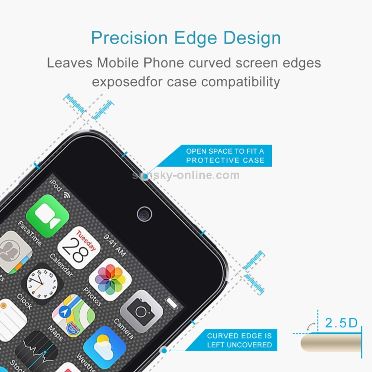 10 PCS 0.26mm 9H 2.5D Tempered Glass Film for iPod touch 7 / touch 6 10 PCS 0.26mm 9H 2.5D Tempered Glass Film for iPod touch 7 / touch 6