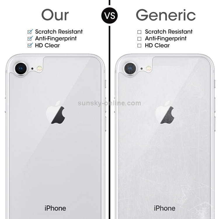 For iPhone 8 & 7 0.3mm 9H Surface Hardness 2.5D Curved Edge Explosion-proof Premium Tempered Glass Back Screen Protector For iPhone 8 & 7 0.3mm 9H Surface Hardness 2.5D Curved Edge Explosion-proof Premium Tempered Glass Back Screen Protector