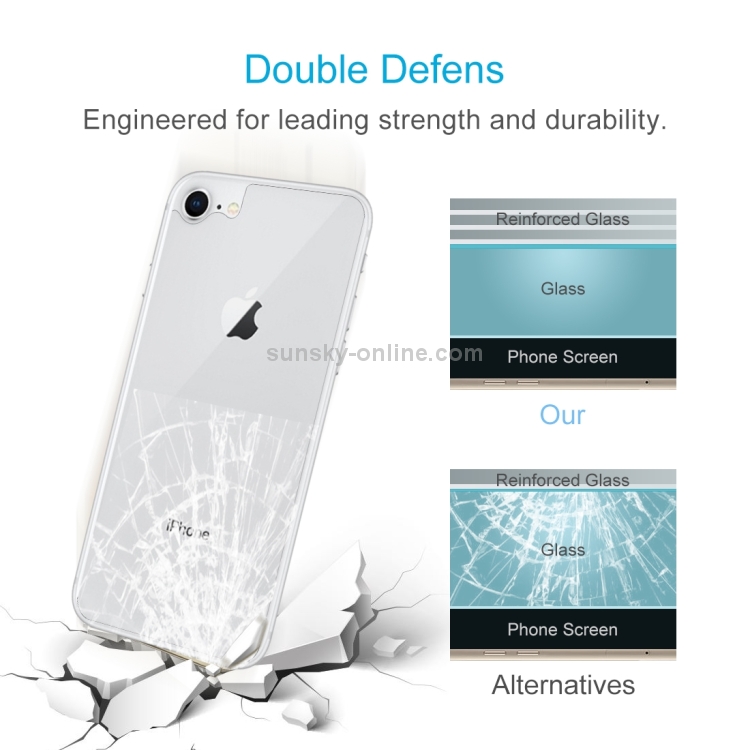 For iPhone 8 & 7 0.3mm 9H Surface Hardness 2.5D Curved Edge Explosion-proof Premium Tempered Glass Back Screen Protector For iPhone 8 & 7 0.3mm 9H Surface Hardness 2.5D Curved Edge Explosion-proof Premium Tempered Glass Back Screen Protector