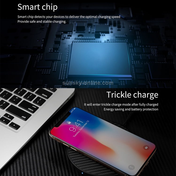 NILLKIN Power Flash Aramid Fiber Qi Standard Wireless Charger Charging Pad (Black) NILLKIN Power Flash Aramid Fiber Qi Standard Wireless Charger Charging Pad (Black)