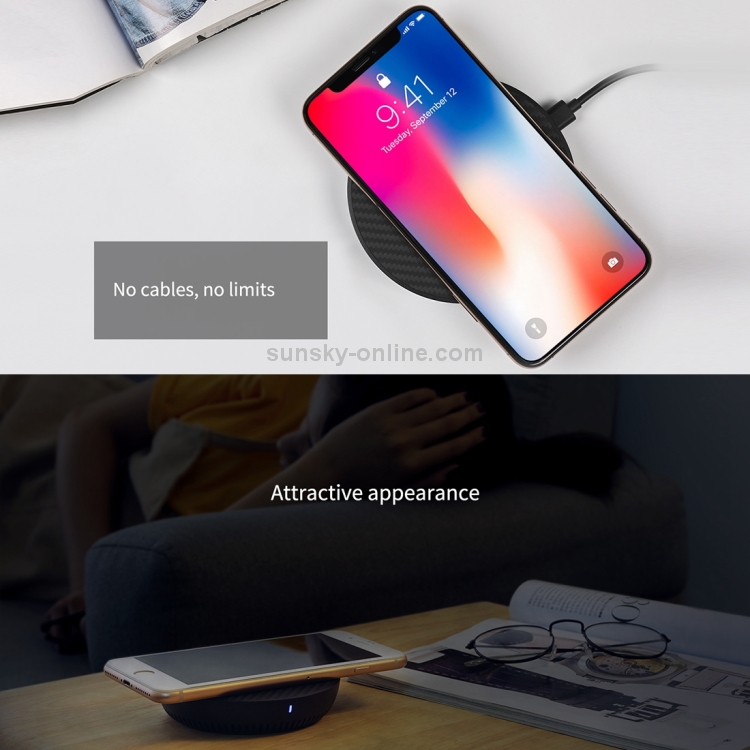 NILLKIN Power Flash Aramid Fiber Qi Standard Wireless Charger Charging Pad (Black) NILLKIN Power Flash Aramid Fiber Qi Standard Wireless Charger Charging Pad (Black)