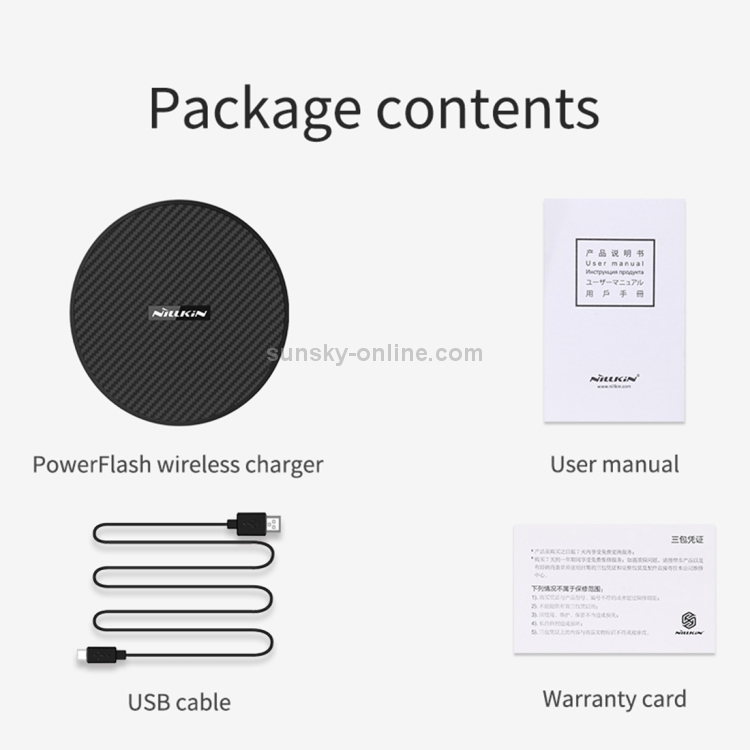 NILLKIN Power Flash Aramid Fiber Qi Standard Wireless Charger Charging Pad (Black) NILLKIN Power Flash Aramid Fiber Qi Standard Wireless Charger Charging Pad (Black)