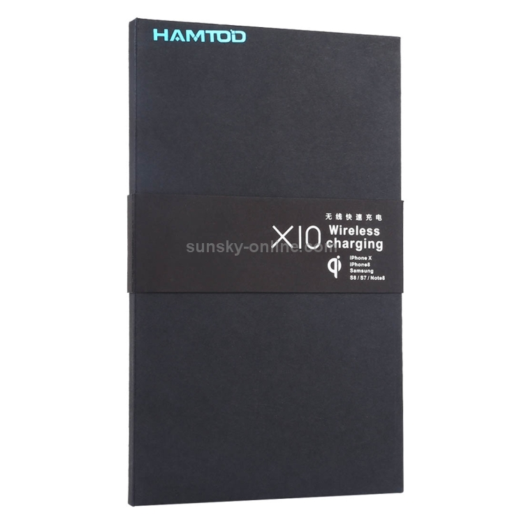 HAMTOD X10 10W Output General Aluminum Alloy + Cloth Materials Qi Standard Wireless Charger(Blue) HAMTOD X10 10W Output General Aluminum Alloy + Cloth Materials Qi Standard Wireless Charger(Blue)