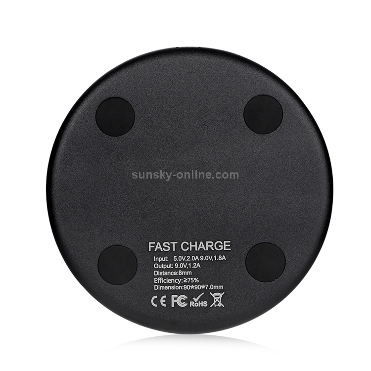HAMTOD HG20 10W Output Aluminum Alloy Qi Standard Wireless Charger