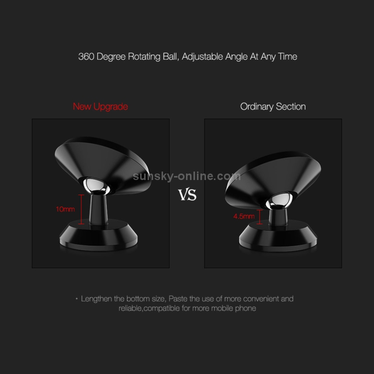 FLOVEME YXF88141 Universal 360 Degree Rotatable Magnetic Car Phone Holder Stand Mount FLOVEME YXF88141 Universal 360 Degree Rotatable Magnetic Car Phone Holder Stand Mount