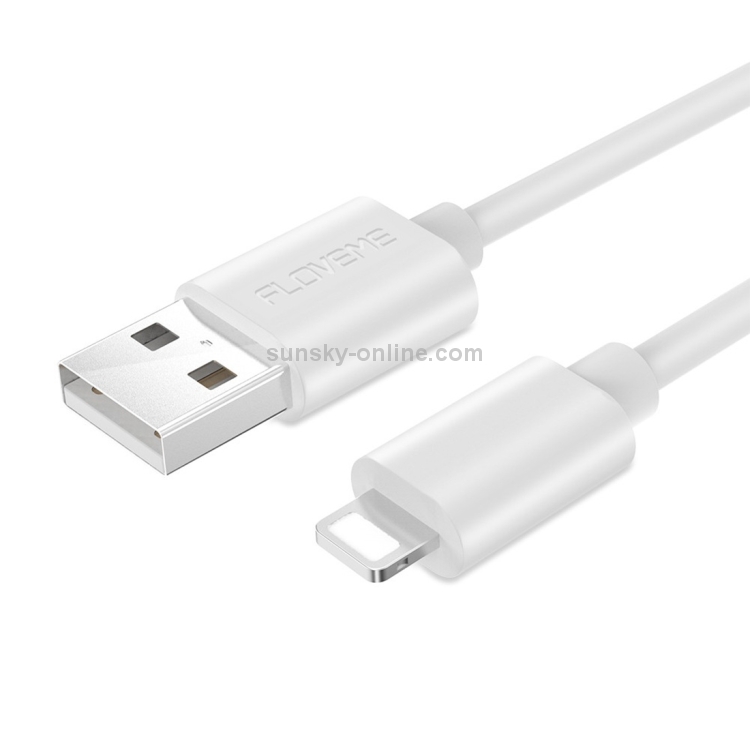 FLOVEME 2A 1m PVC + Aluminum Alloy Head USB to 8 Pin Data Sync Charging Cable FLOVEME 2A 1m PVC + Aluminum Alloy Head USB to 8 Pin Data Sync Charging Cable