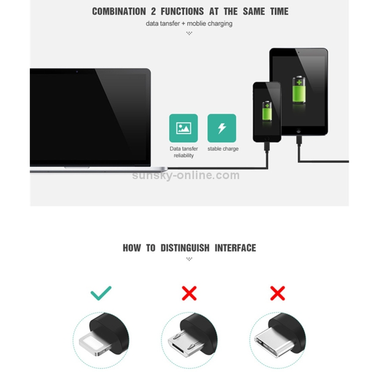 FLOVEME 1.5A 2m PVC + Aluminum Alloy Head USB to 8 Pin Data Sync Charging Cable FLOVEME 1.5A 2m PVC + Aluminum Alloy Head USB to 8 Pin Data Sync Charging Cable