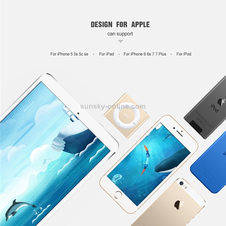 FLOVEME 1.5A 2m PVC + Aluminum Alloy Head USB to 8 Pin Data Sync Charging Cable FLOVEME 1.5A 2m PVC + Aluminum Alloy Head USB to 8 Pin Data Sync Charging Cable