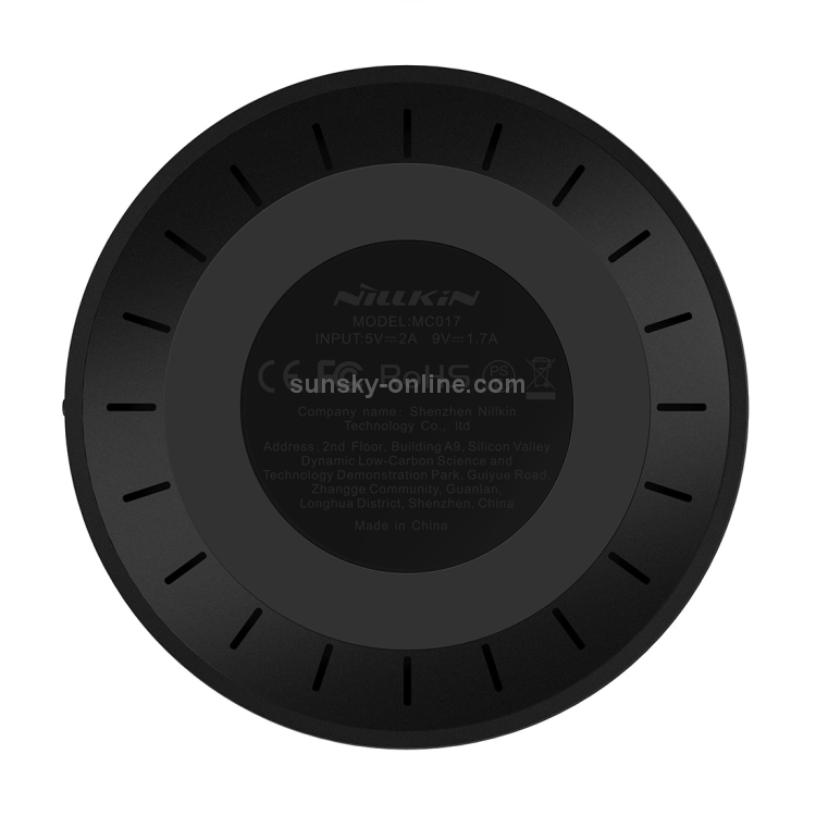 NILLKIN 5V/2A 9V/1.7A Input Magic Disk 4 Smart Qi Standard Quick Wireless Charger with LED Indicator
