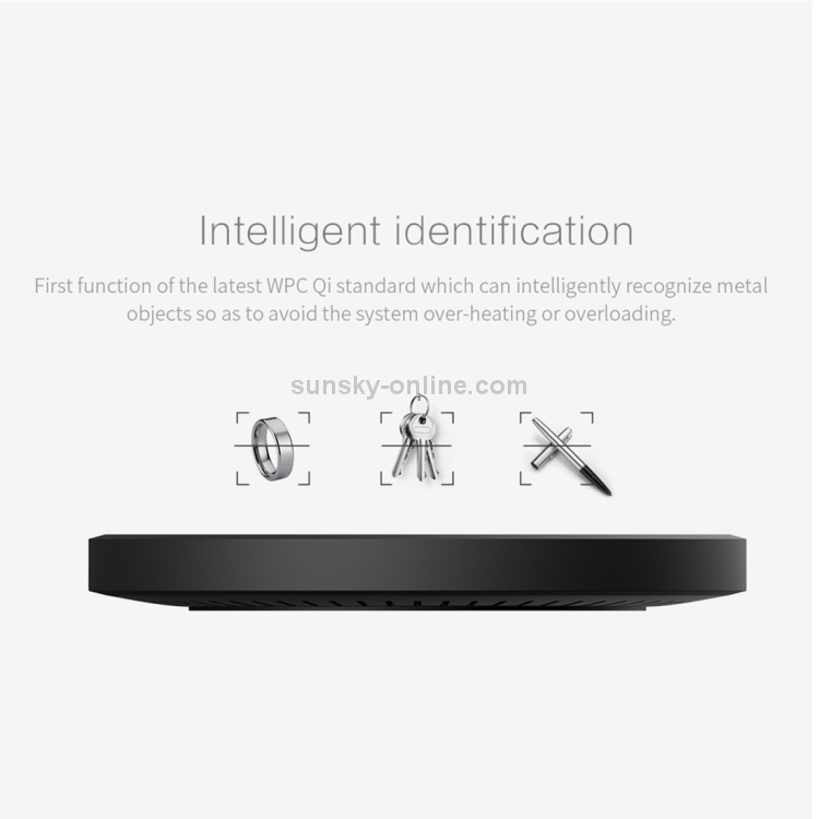 NILLKIN 5V/2A 9V/1.7A Input Magic Disk 4 Smart Qi Standard Quick Wireless Charger with LED Indicator