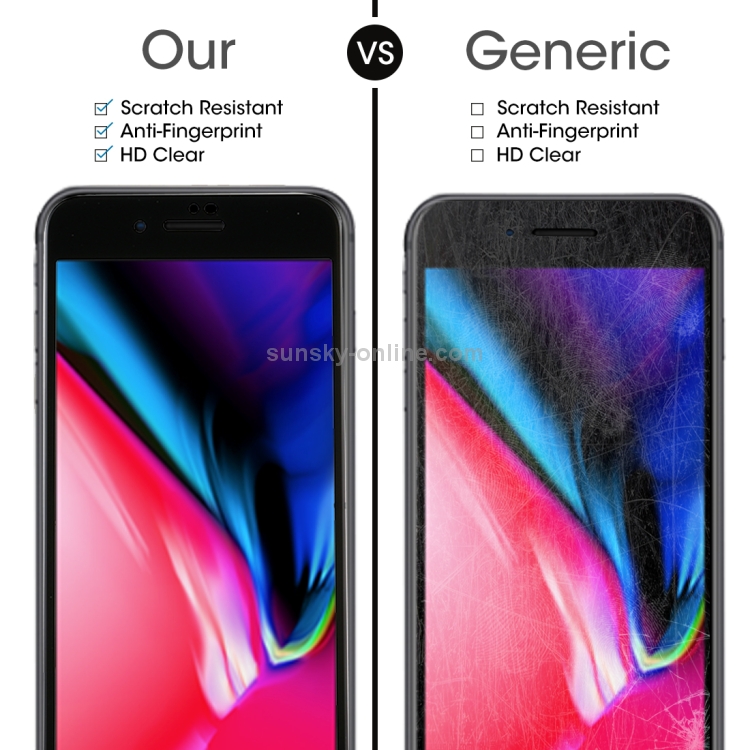 For iPhone 8 / 7 0.3mm 9H Surface Hardness Curved Full Screen Tempered Glass Screen Protector(Black) For iPhone 8 / 7 0.3mm 9H Surface Hardness Curved Full Screen Tempered Glass Screen Protector(Black)