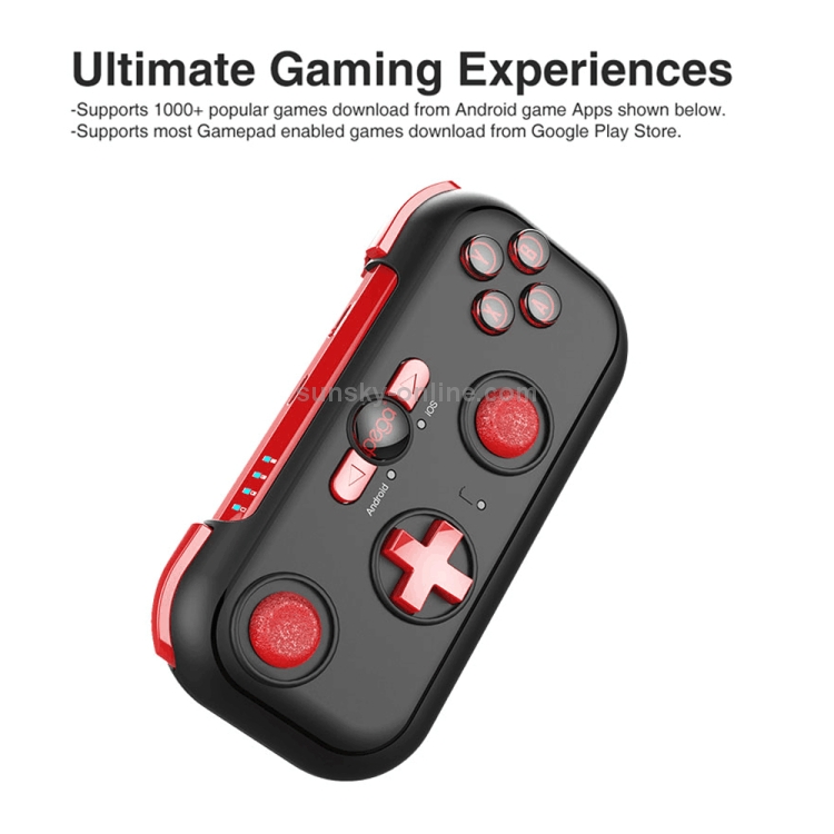 ipega PG-9085 Red Wizard Bluetooth Game Controller Gamepad ipega PG-9085 Red Wizard Bluetooth Game Controller Gamepad