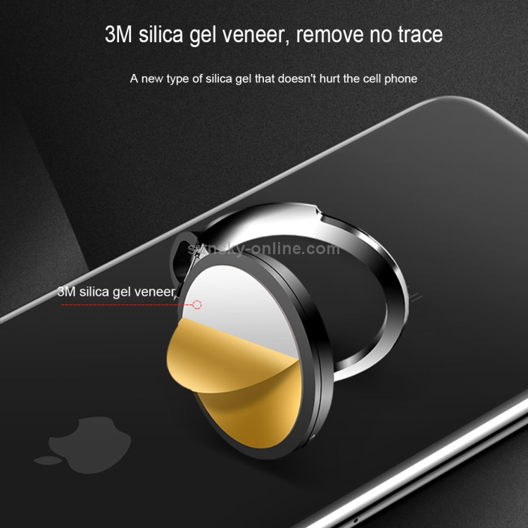 TOTUDESIGN Universal Zinc Alloy 360 Degree Rotating CD Texture Finger Spinner Ring Holder TOTUDESIGN Universal Zinc Alloy 360 Degree Rotating CD Texture Finger Spinner Ring Holder
