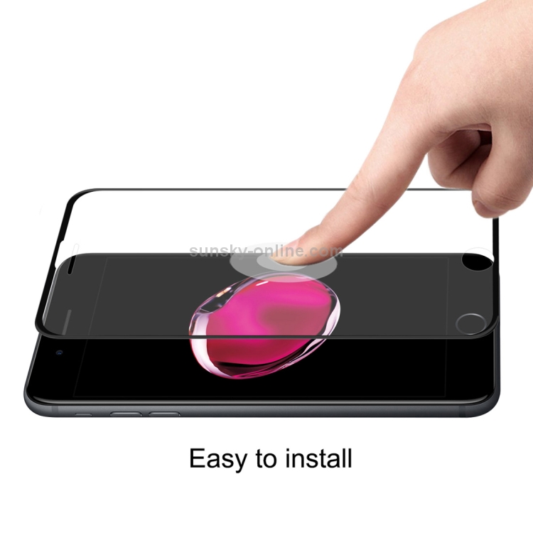 ENKAY Hat-Prince TPU Soft Edge 0.2mm 9H 6D Curved Edge Anti Blue-ray Full Screen Tempered Glass Film for iPhone SE 2020 / 8 / 7(Black) ENKAY Hat-Prince TPU Soft Edge 0.2mm 9H 6D Curved Edge Anti Blue-ray Full Screen Tempered Glass Film for iPhone SE 2020 / 8 / 7(Black)