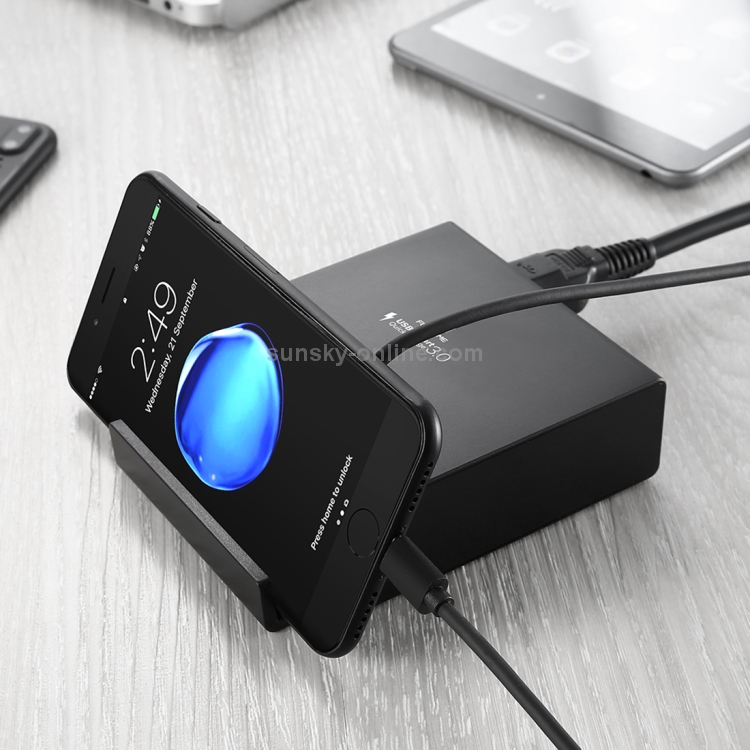 FLOVEME YXF64100 QC 3.0 4 Ports USB 40W 3A Max Desketop Charging Station Charger, US Plug FLOVEME YXF64100 QC 3.0 4 Ports USB 40W 3A Max Desketop Charging Station Charger, US Plug