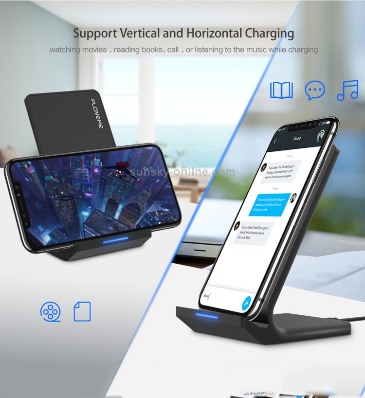 FLOVEME YXF112320 Vacant 5V 1.8A Fast Wireless Charger Charging Station FLOVEME YXF112320 Vacant 5V 1.8A Fast Wireless Charger Charging Station