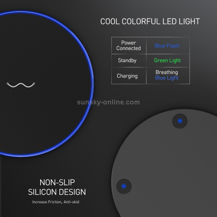 FLOVEME YXF113111 i-X Horizontal Paint 10W Qi Wireless Charger Charging Pad FLOVEME YXF113111 i-X Horizontal Paint 10W Qi Wireless Charger Charging Pad
