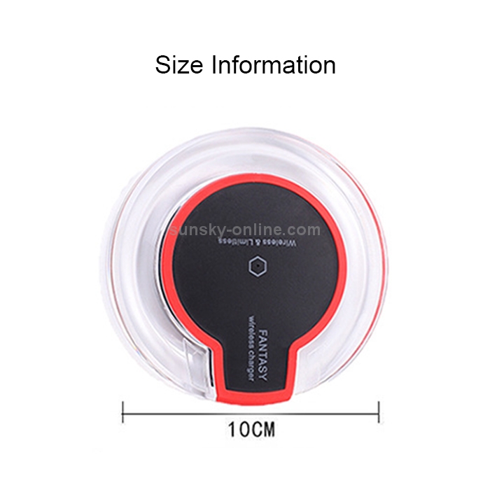 Ultra-Thin Round Crystal K9 Wireless Charger Qi Fast Charge Wireless Charging Base Transmitter(Black) Ultra-Thin Round Crystal K9 Wireless Charger Qi Fast Charge Wireless Charging Base Transmitter(Black)