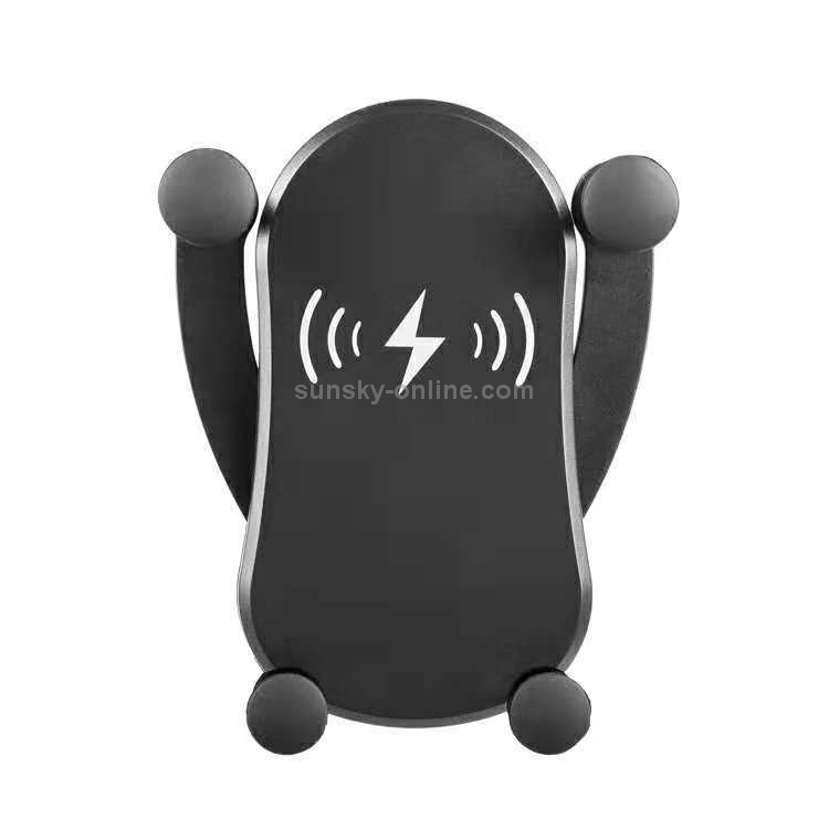W4 QI Fast Wireless Charger Car Charger Cartoon Mobile Phone Holder (Black) W4 QI Fast Wireless Charger Car Charger Cartoon Mobile Phone Holder (Black)