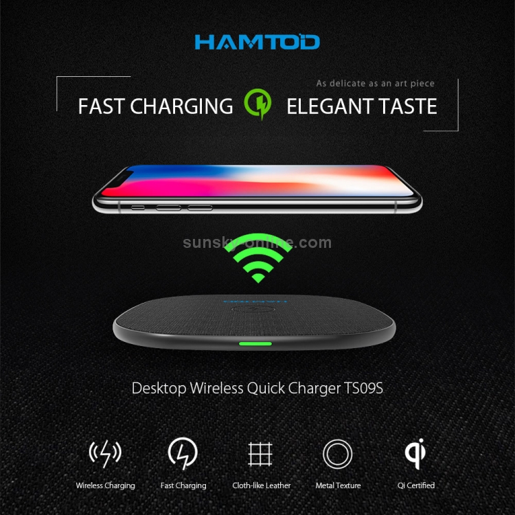 HAMTOD M9 Desktop Intelligent 10W Qi Standard Wireless Charger Charging Pad (Blue) HAMTOD M9 Desktop Intelligent 10W Qi Standard Wireless Charger Charging Pad (Blue)