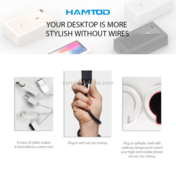 HAMTOD M9 Desktop Intelligent 10W Qi Standard Wireless Charger Charging Pad (Blue) HAMTOD M9 Desktop Intelligent 10W Qi Standard Wireless Charger Charging Pad (Blue)